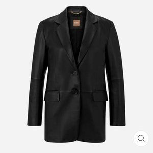 Hugo Boss Mens Leather Jacket